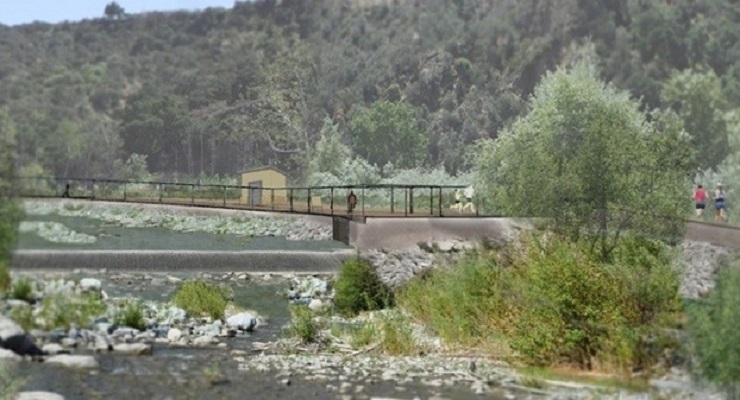 Proposed Arroyo Seco diversion dam