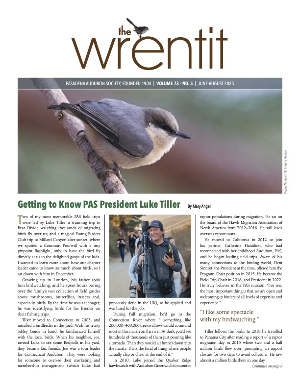 June 2025 Wrentit newsletter cover